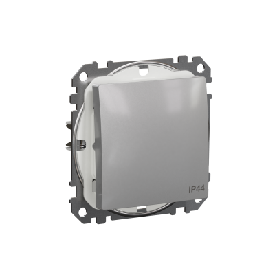 Sedna Design & Elements łącznik pojedynczy IP44 srebrne aluminium SDD213101 SCHNEIDER (SDD213101)
